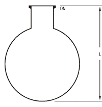 SINGLE NECK SPHERICAL VESSELS